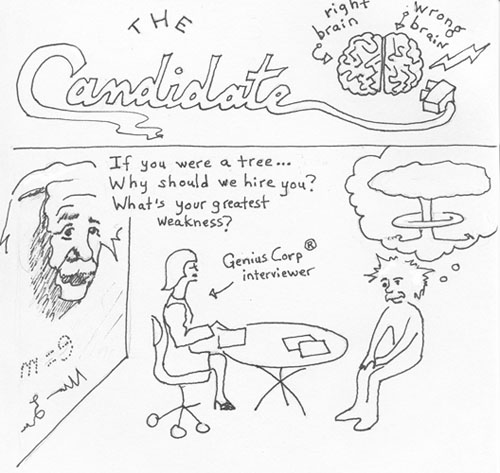 einstein job candidate 500