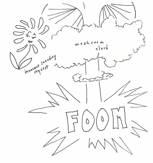 innocent sounding request 500